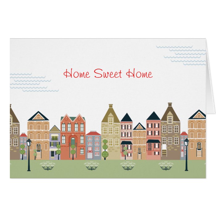 Home Sweet Home Thank you Greeting Card