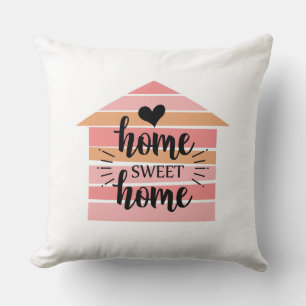 Home Sweet Home Throw Pillow