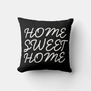 HOME SWEET HOME, throw pillow