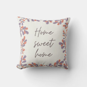 Home Sweet Home Throw Pillow