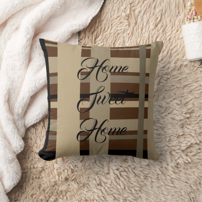 "Home Sweet Home" Throw Pillow (Blanket)