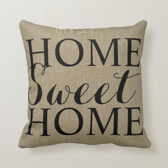 Home Sweet Home Throw Pillow