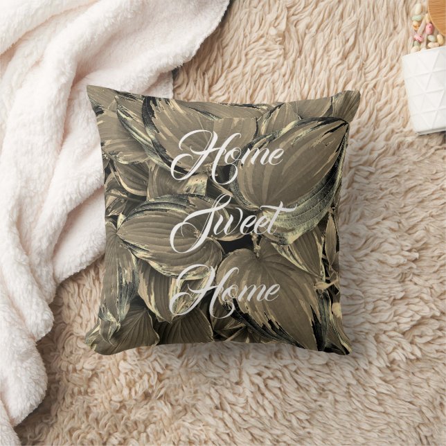 "Home Sweet Home" Throw Pillows (Blanket)