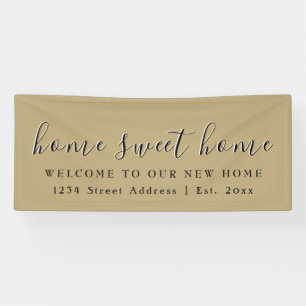 Home Sweet Home Welcome Housewarming Party Banner