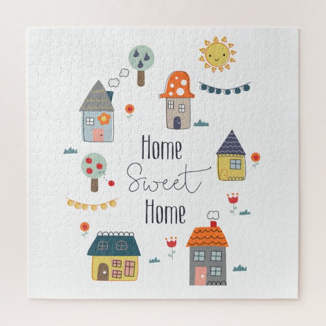 Home Sweet Home Welcome  Jigsaw Puzzle (Vertical)
