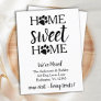 Home Sweet Home We've Moved Dog Pet Moving Announcement Postcard