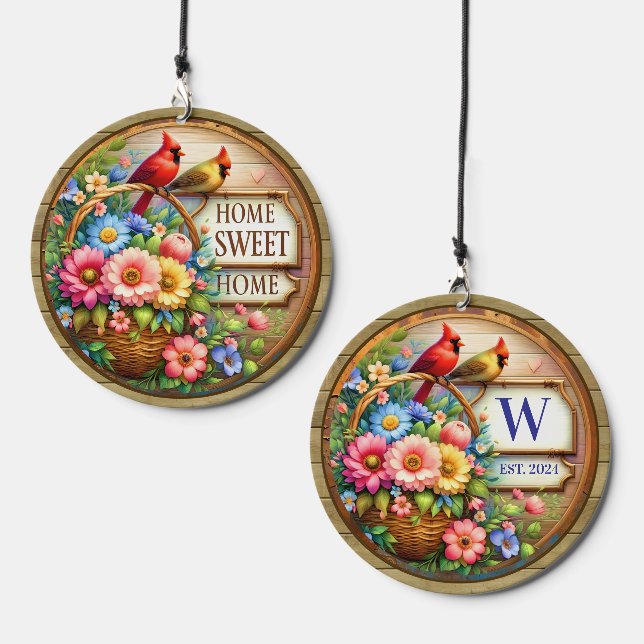 Home Sweet Home Wind Chime (Front & Back)