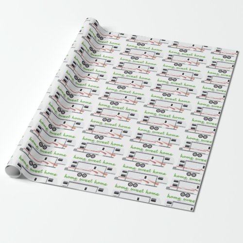 Home Sweet Home Wrapping Paper