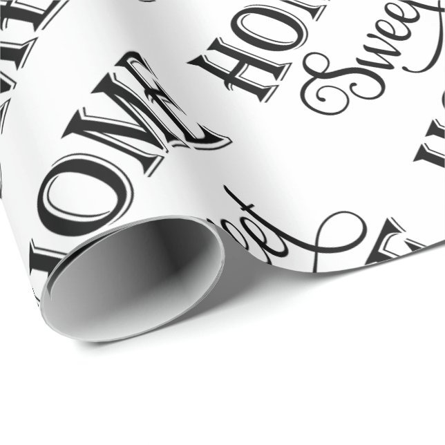 Home Sweet Home Wrapping Paper (Roll Corner)