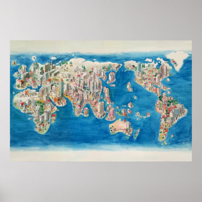 Home Sweet Homes - The Global Village Urbanizes Poster (Front)