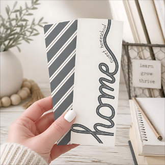 Home Sweet Homeschool Hand Drawn Bookmark