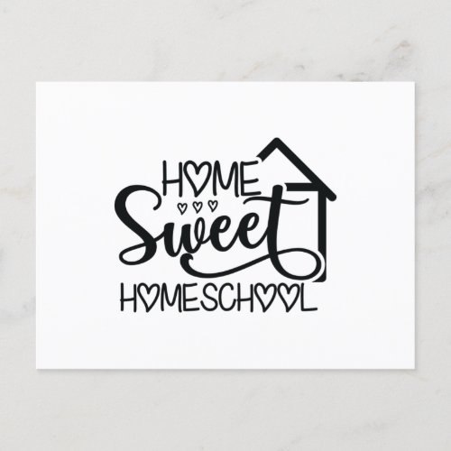 Home Sweet Homeschool Postcard