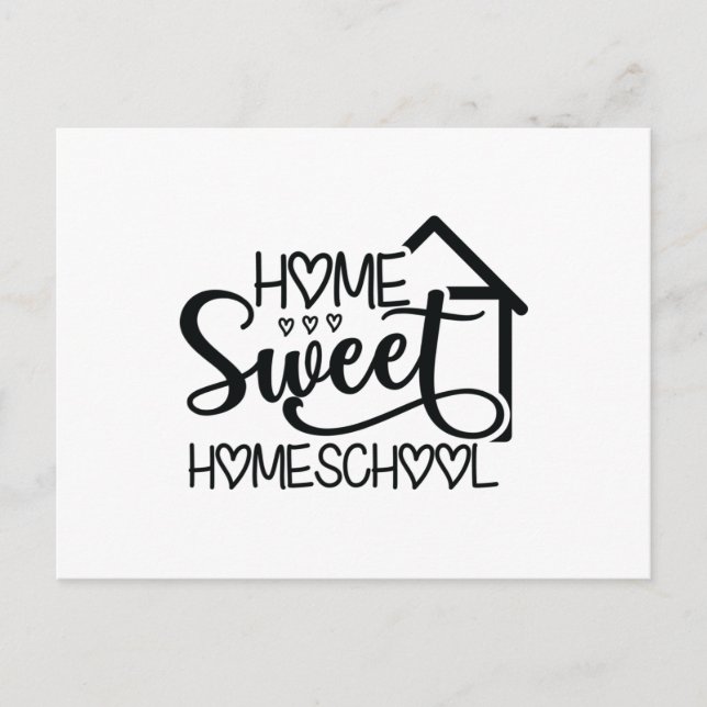 Home Sweet Homeschool Postcard (Front)