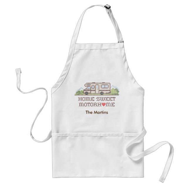 Home Sweet Motor Home Apron (Front)
