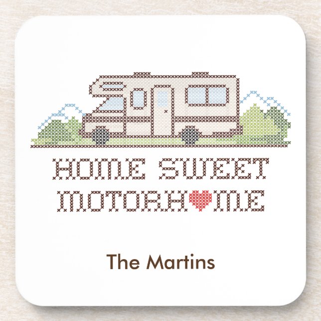 Home Sweet Motor Home Coasters (Front)
