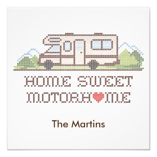 Home Sweet Motor Home Print
