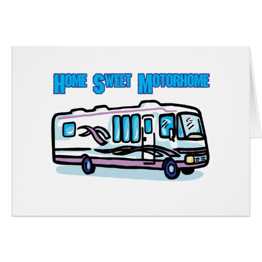 Home Sweet Motorhome Cards (Front Horizontal)