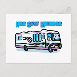 Home Sweet Motorhome Postcard
