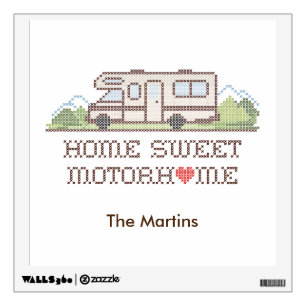 Home Sweet Motorhome Wall Decal