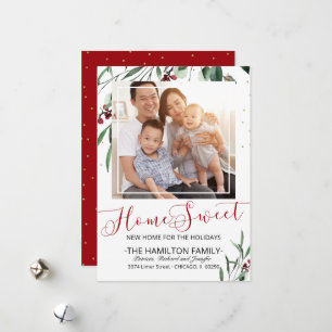 Home Sweet New Home Moving Announcement Photo