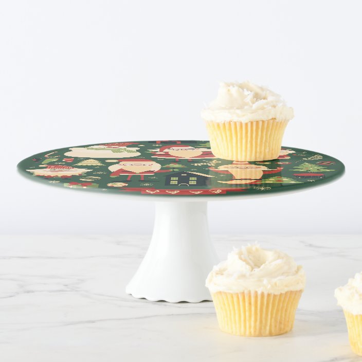 Home sweet santa cake stand | Zazzle.com