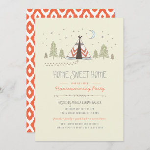 Home Sweet Tipi Housewarming Invite