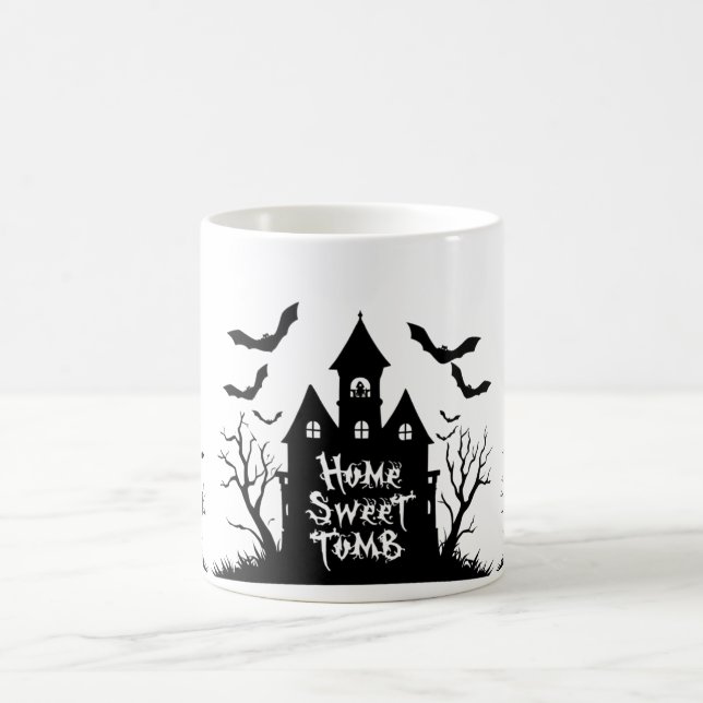 Home Sweet Tomb Mug | Funny Gothic Halloween Cup (Center)