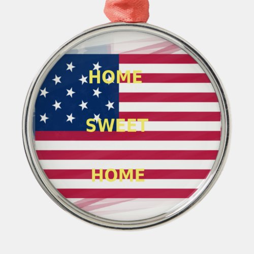 Home Swet Home Metal Ornament