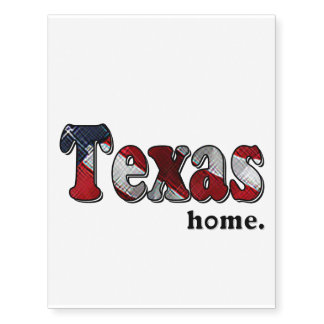 Home T-Shirt Temporary Tattoos