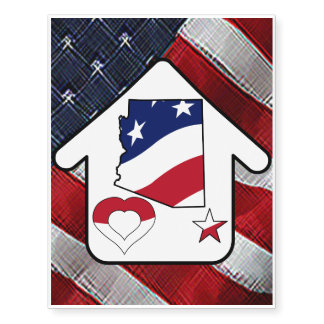 Home T-Shirt Temporary Tattoos