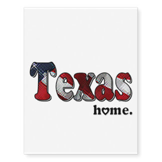 Home T-Shirt Temporary Tattoos