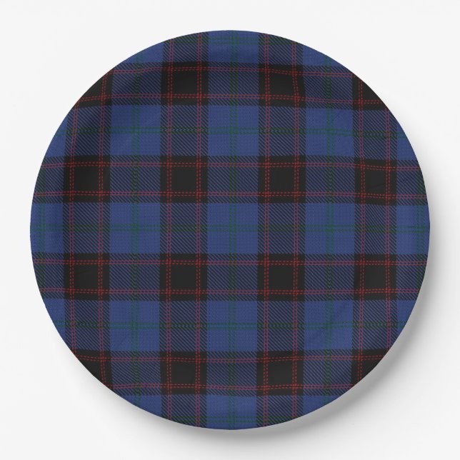 Home Tartan Paper Plates (Front)