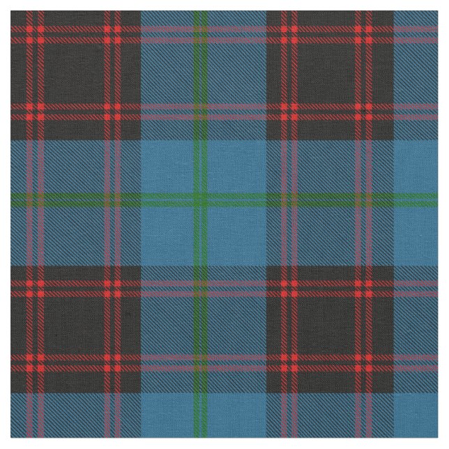 Home Tartan Print Fabric (Close Up)