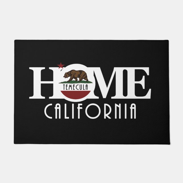 HOME Temecula California  Doormat (Front)