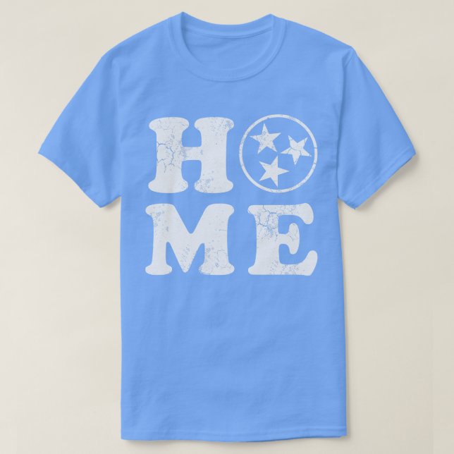 Home Tennessee Flag Orange T-Shirt (Design Front)