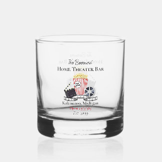 Home Theater Bar Whiskey Rocks Glasses Drinkware