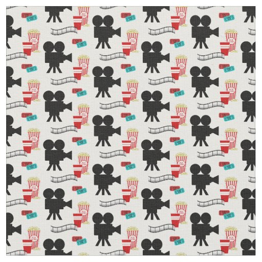 Home theater mixed movie pattern material fabric