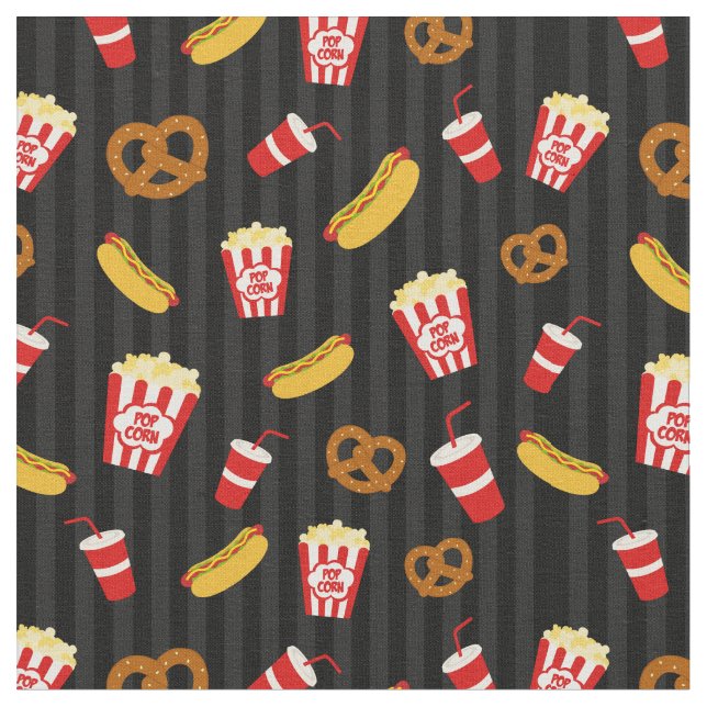 Home theater mixed movie pattern material fabric (Close Up)
