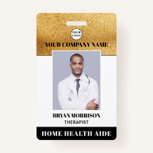 Home Therapist Photo ID Badge