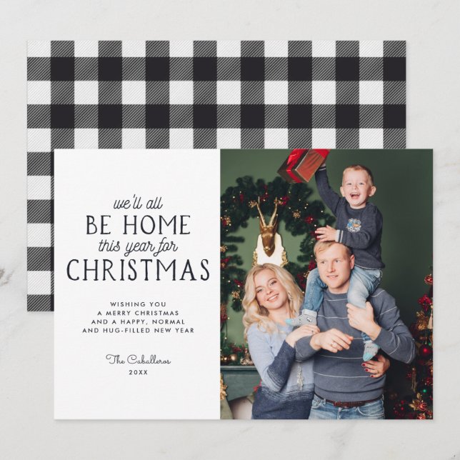 Home This Year for Christmas | Holiday Photo Card (Front/Back)