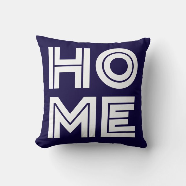 Home Throw Pillow (Front)