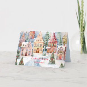 HOME TO HOME GOOD WISHES CHRISTMAS CARD