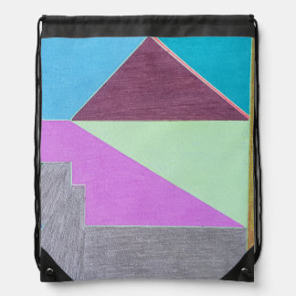 "Home Trek" Drawstring Bag