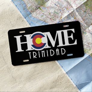 HOME Trinidad Colorado License Plate