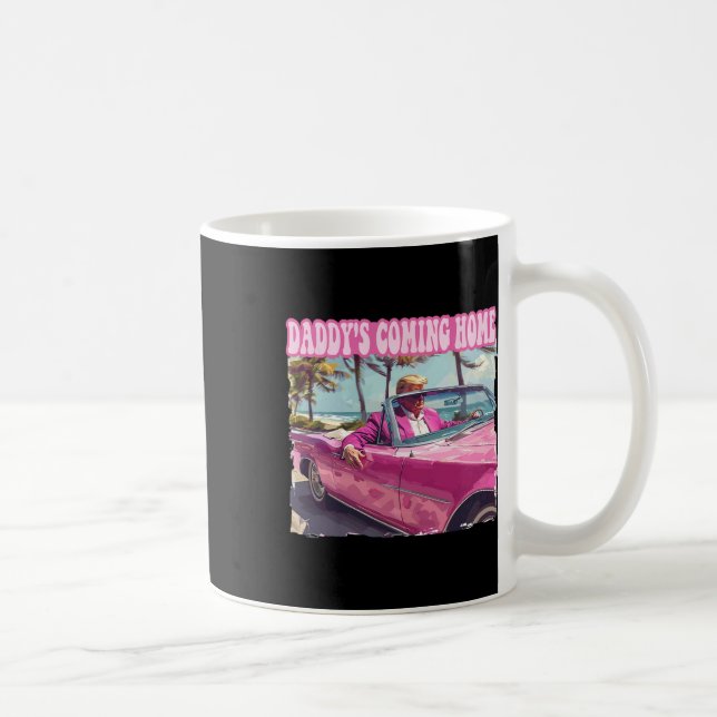 Home Trump Shirt Funny Maga Donald Trump 2024  Coffee Mug (Right)