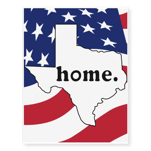 Home TShirt Temporary Tattoos (Front)