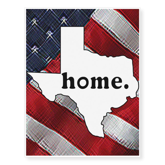 Home TShirt Temporary Tattoos (Front)