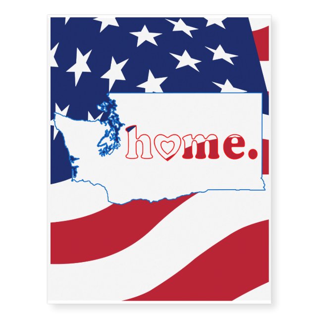 Home TShirt Temporary Tattoos (Front)