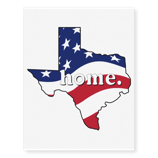 Home TShirt Temporary Tattoos (Front)