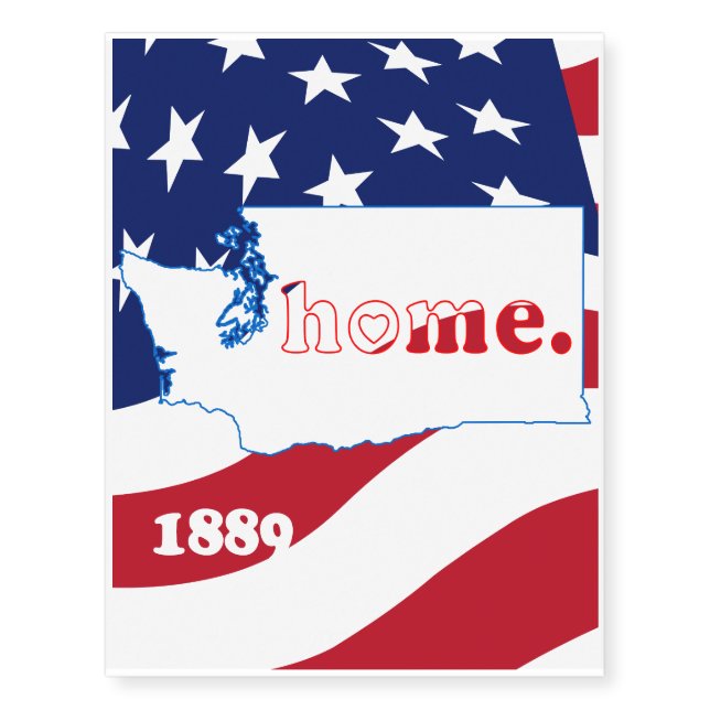 Home TShirt Temporary Tattoos (Front)